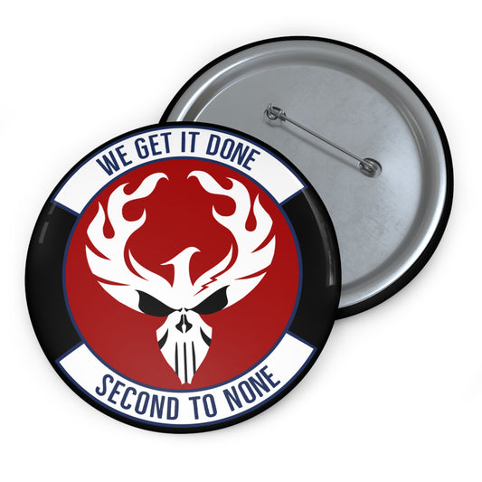 Custom Pin Button - USAF - 2d Audiovisual Squadron wo txt