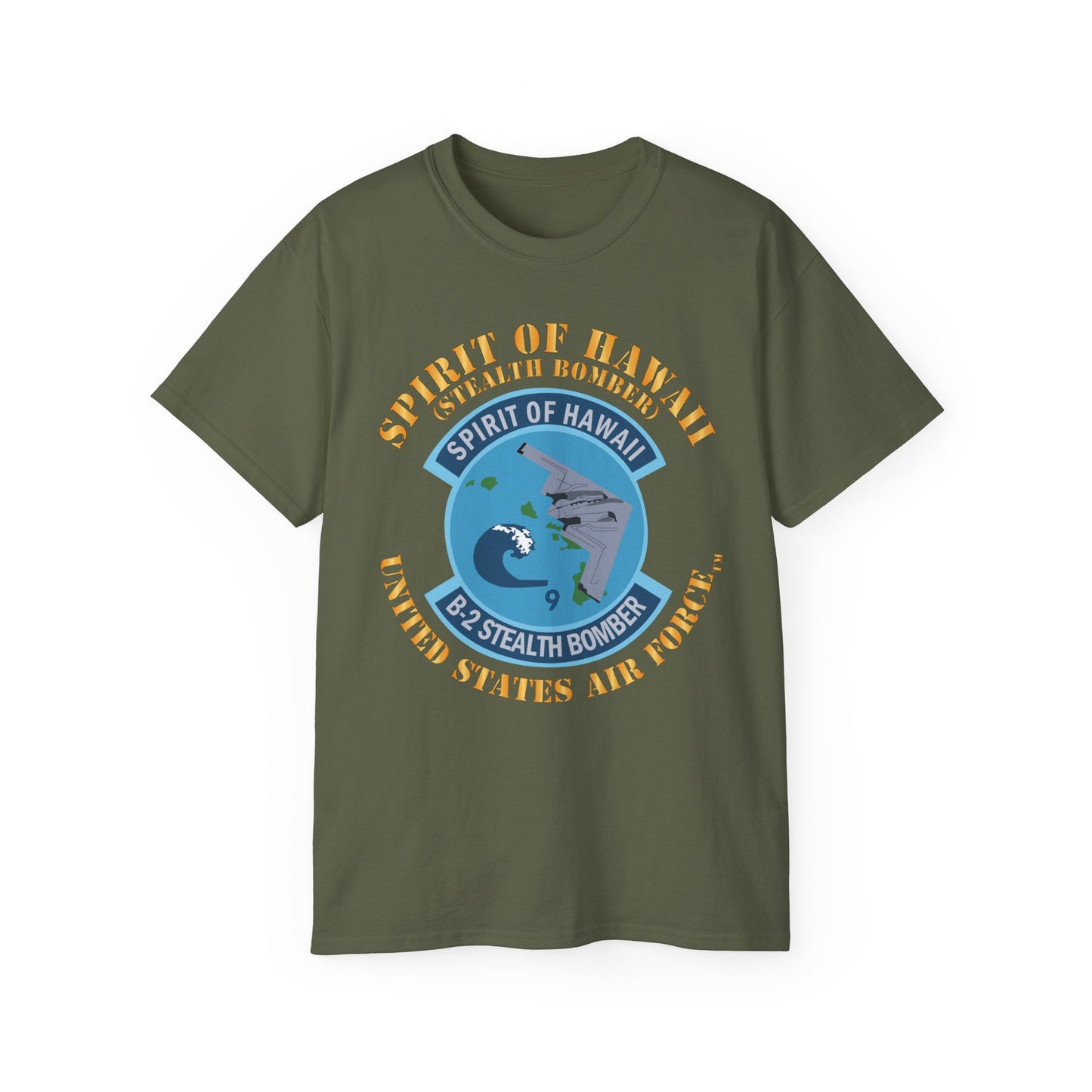 Unisex Ultra Cotton Tee - USAF - B2 - Spirit of Hawaii - Stealth Bomber X 300