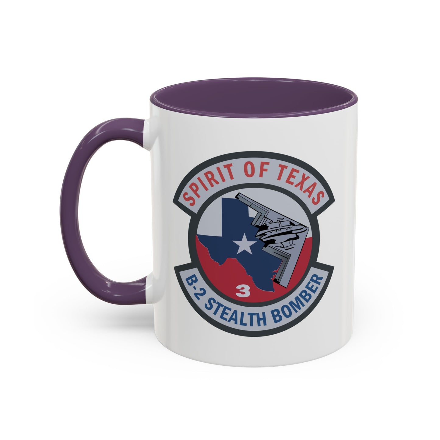 Accent Coffee Mug (11oz & 15oz) - USAF - B2 - Spirit of Texas - Stealth Bomber wo txt X 300