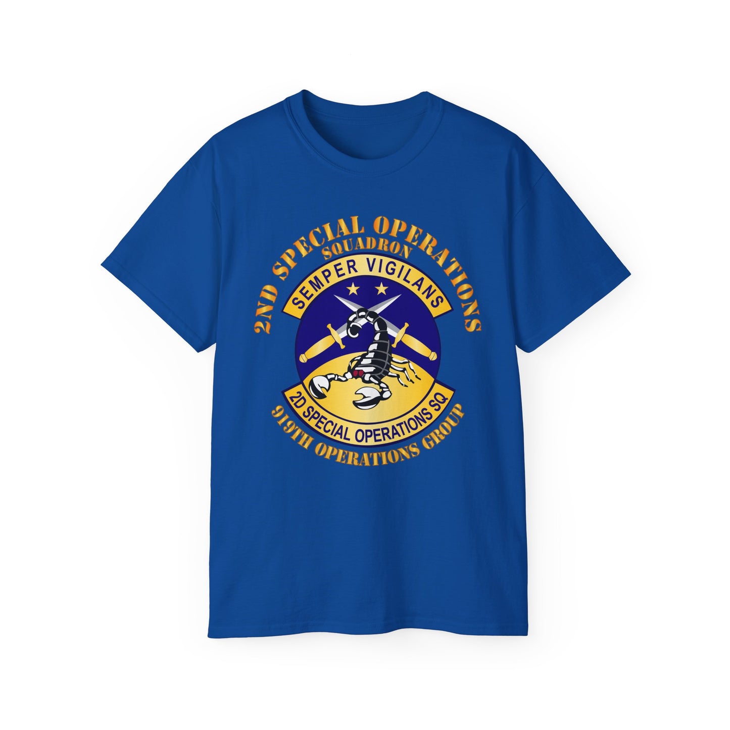 Unisex Ultra Cotton Tee - USAFSOF - 2nd Special Operations Squadron - 919th Operations Group