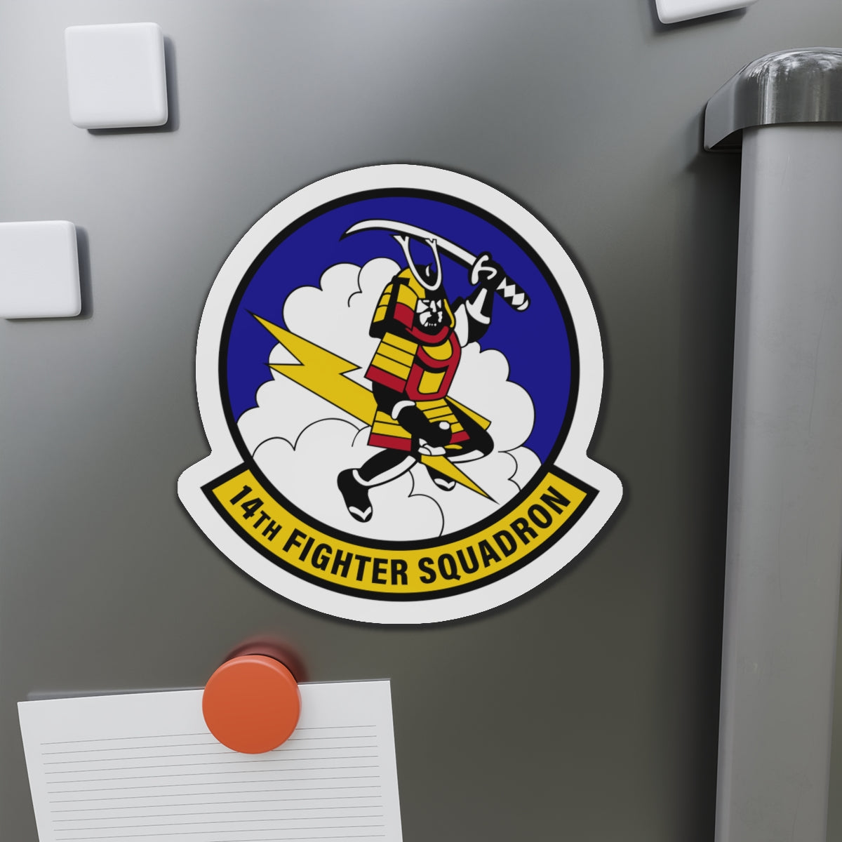 Die-Cut Magnet - USAF - 14th Fighter Squadron wo txt