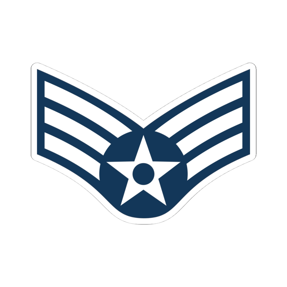 Kiss-Cut Stickers - USAF - Senior Airman (E4) - 2020