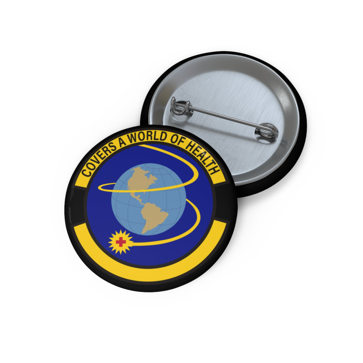 Custom Pin Button - USAF - 4th Operational Medical Readiness Sq wo txt X 300