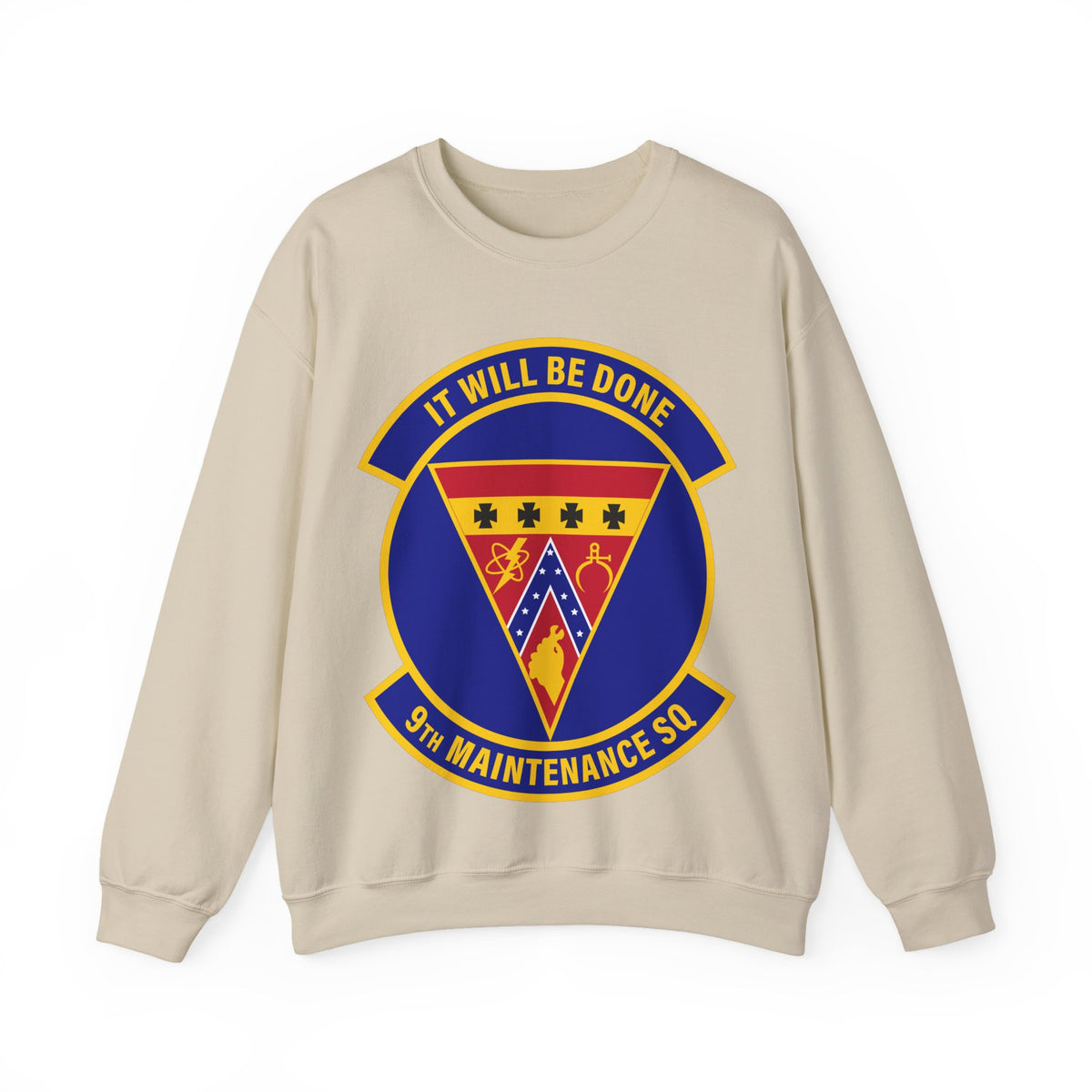 Crewneck Sweatshirt - USAF - 9th Maintenance Squadron wo txt X 300