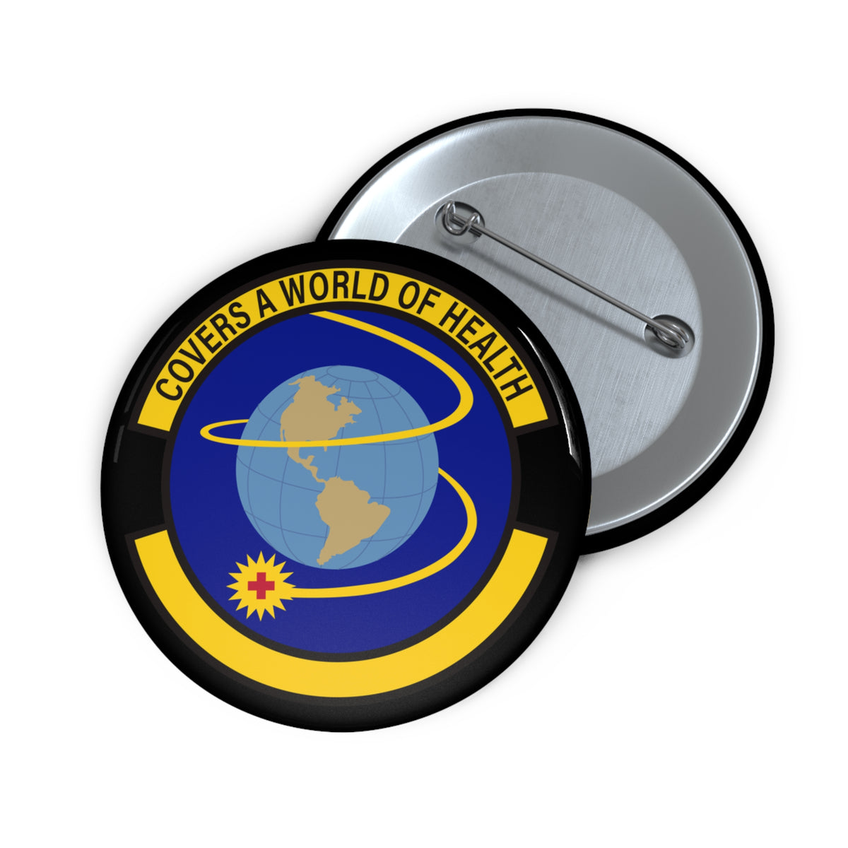 Custom Pin Button - USAF - 4th Operational Medical Readiness Sq wo txt X 300