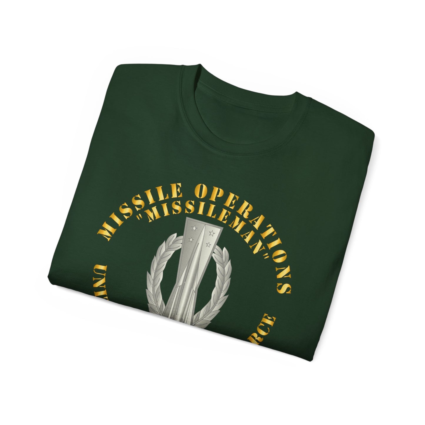 Unisex Ultra Cotton Tee - USAF - Missile Operations - Missileman - Basic