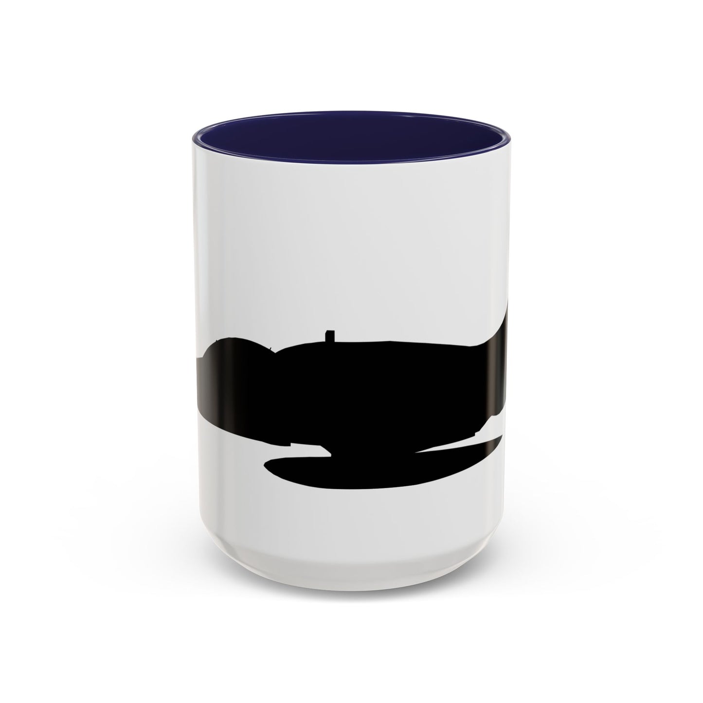 Accent Coffee Mug (11oz & 15oz) - Aircraft - A-4 SkyHawk - Silhouette X 300