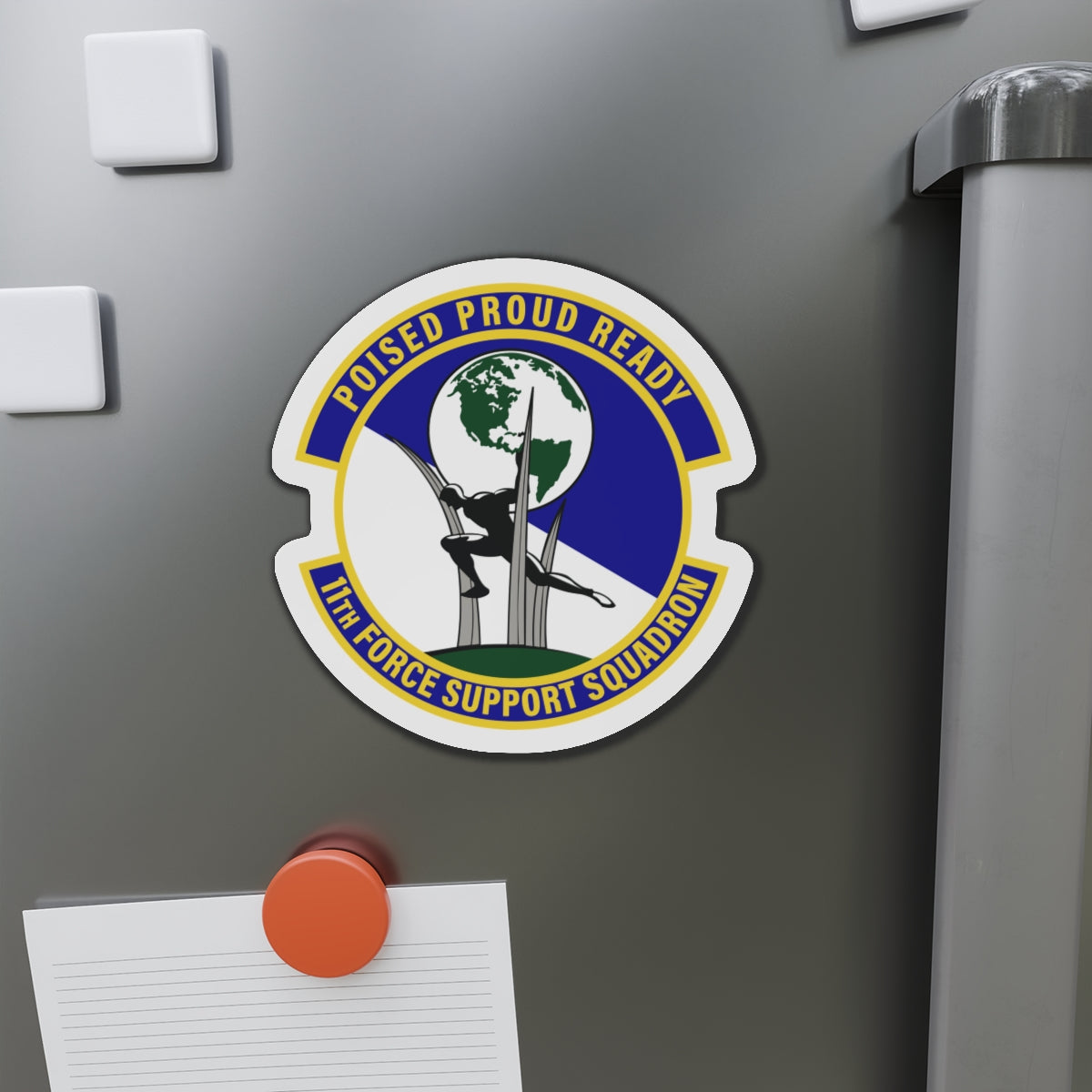 Die-Cut Magnet - USAF - 11th Force Support Squadron wo txt