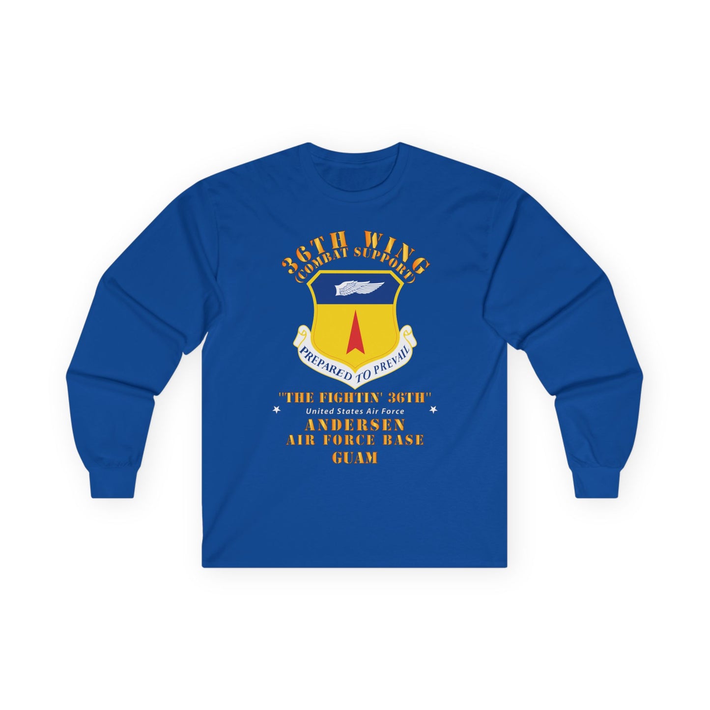 Unisex Ultra Cotton Long Sleeve Tee - USAF - 36th Wing - Anderson AFB - Guam