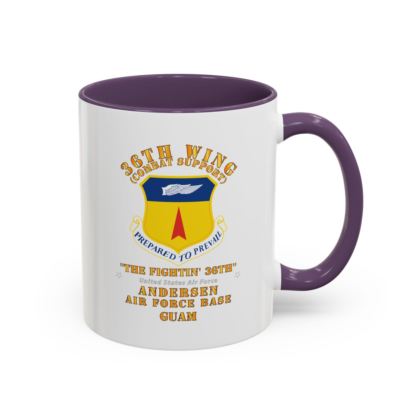 Accent Coffee Mug (11oz & 15oz) - USAF - 36th Wing - Anderson AFB - Guam