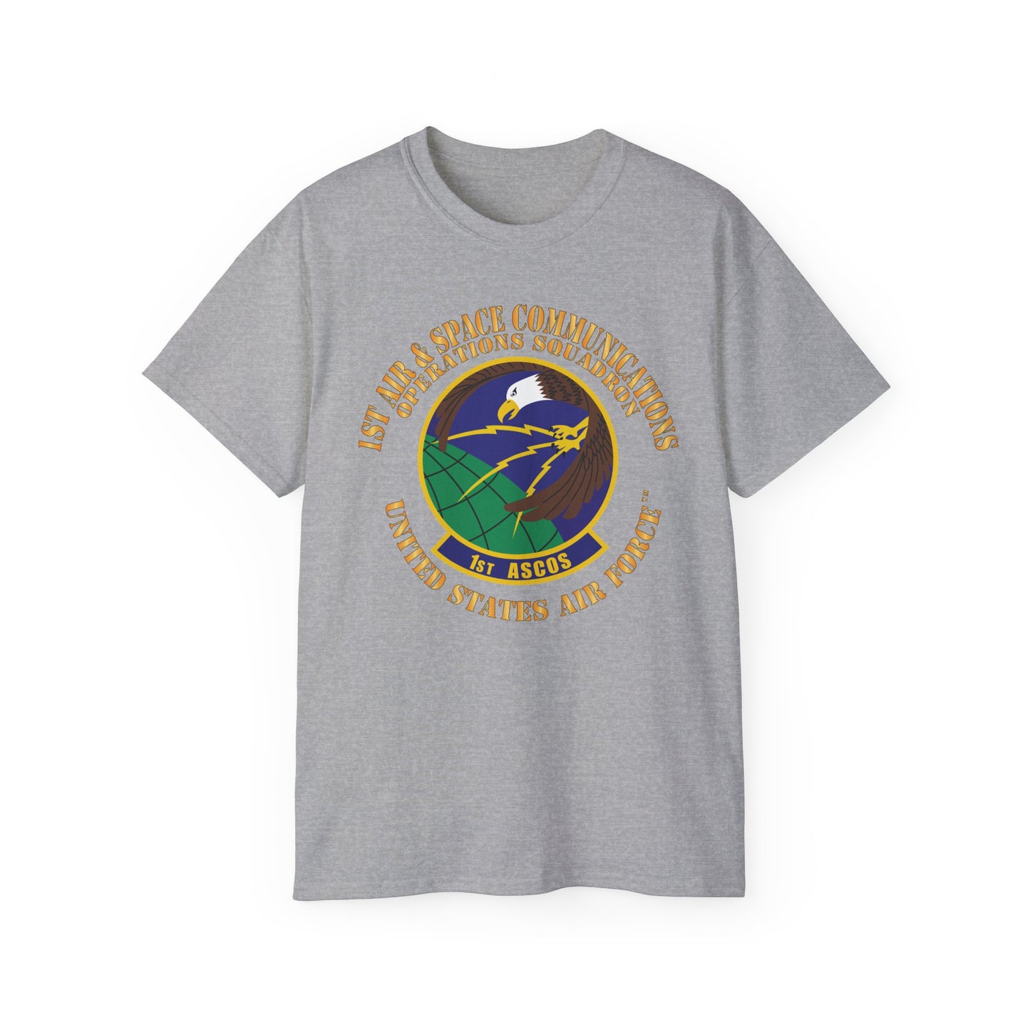 Unisex Ultra Cotton Tee - USAF - 1st Air & Space Communications Operations Sq X 300