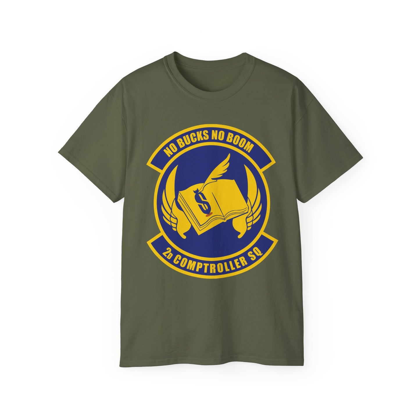 Unisex Ultra Cotton Tee -USAF - 2nd Comptroller Squadron wo txt