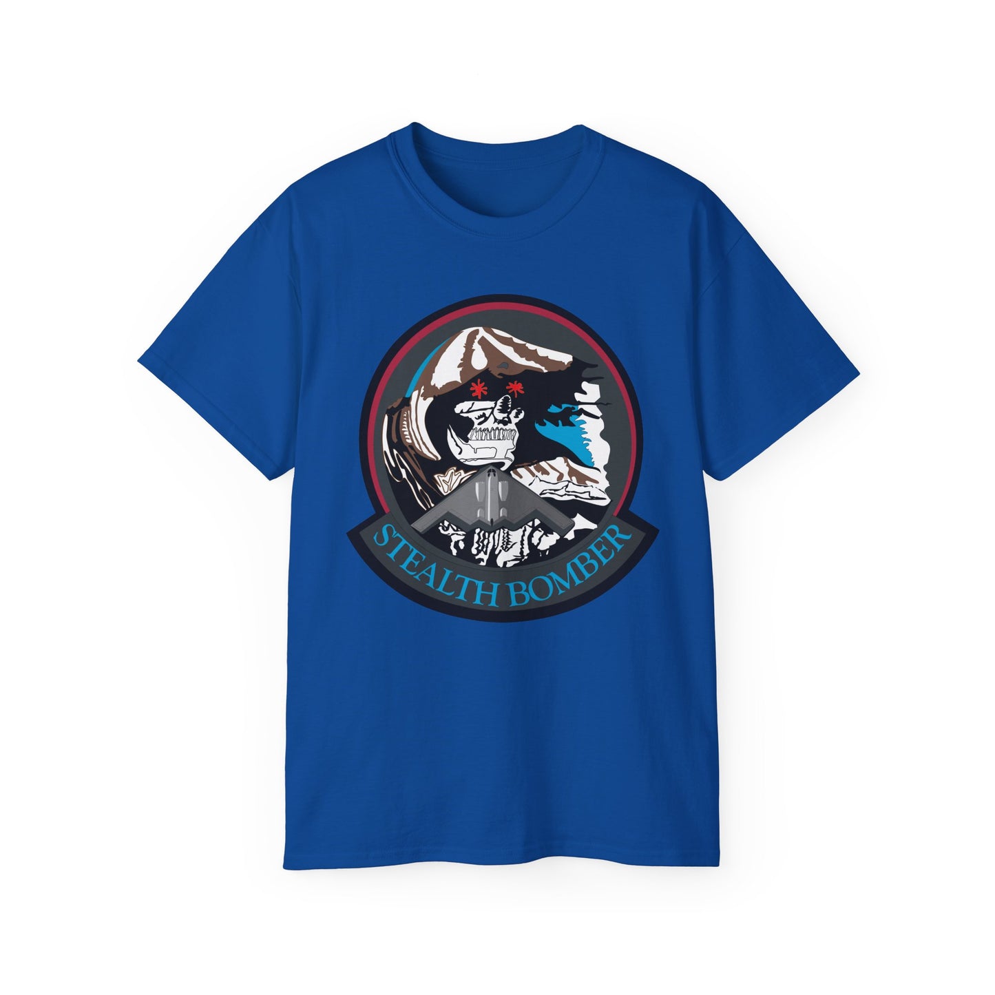 Unisex Ultra Cotton Tee - USAF - B2 - Grim Reaper - Stealth Bomber wo txt X 300