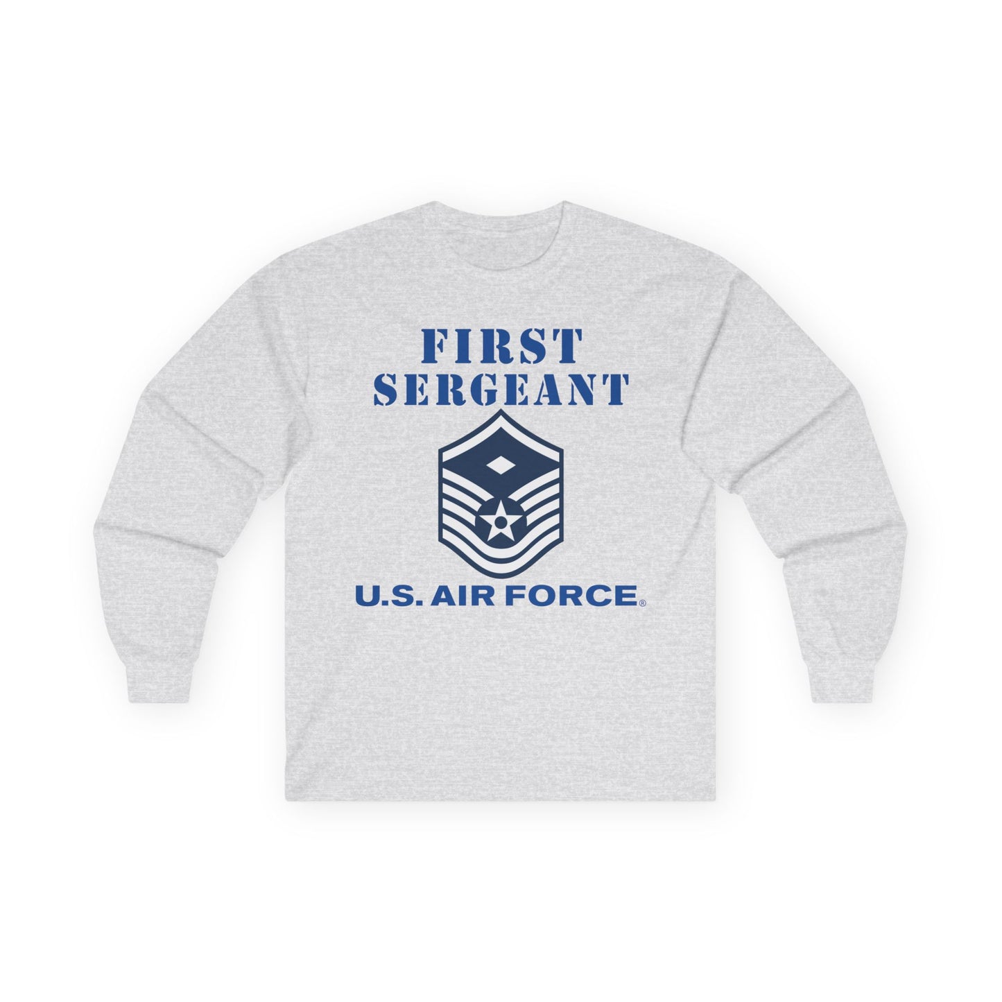 Unisex Ultra Cotton Long Sleeve Tee - USAF - First Sergeant (E7b) - 2020 - US Air Force w Text X 300