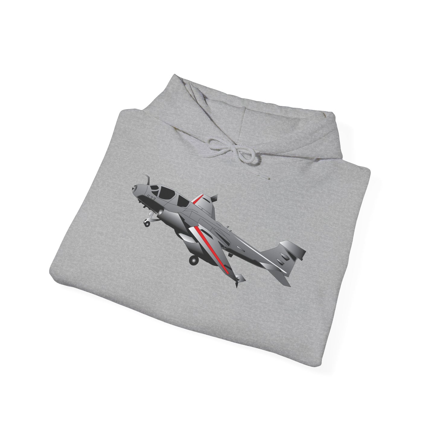 Unisex Heavy Blend Hooded Sweatshirt - Aircraft - Navy - A-6A Intruder X 300