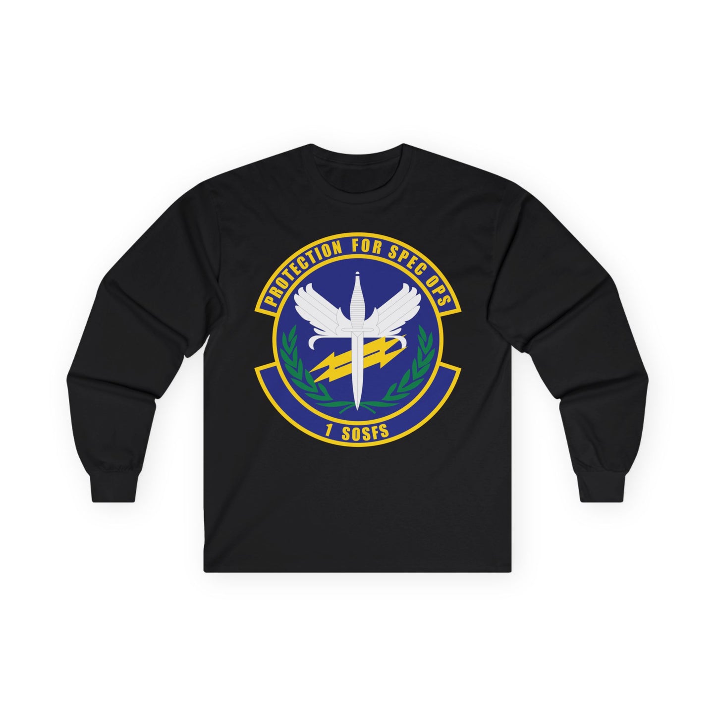 Unisex Ultra Cotton Long Sleeve Tee - USAF - 1st Special Operations Security Forces Squadron wo txt