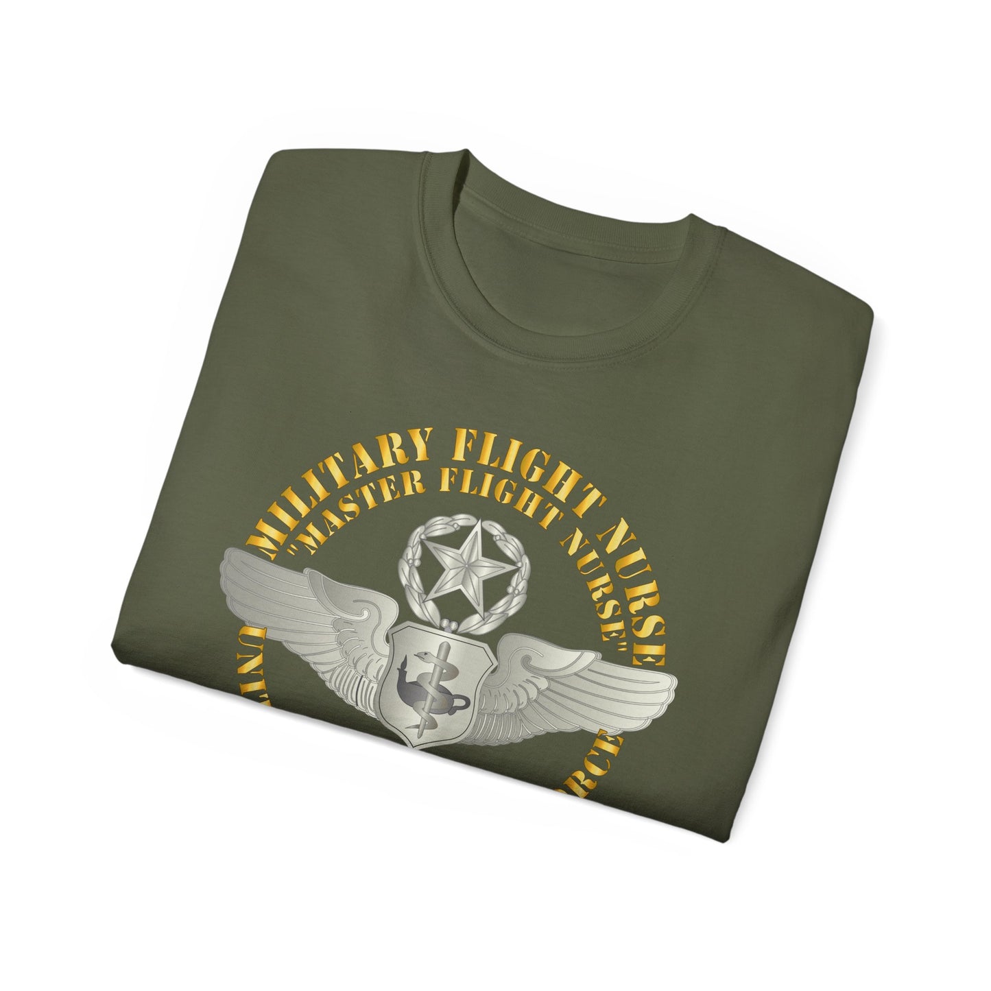 Unisex Ultra Cotton Tee - USAF - Military Flight Nurse - Flight Nurse - Master