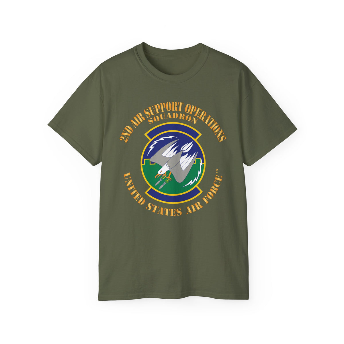 Unisex Ultra Cotton Tee - USAF - 2nd Air Support Operations Squadron