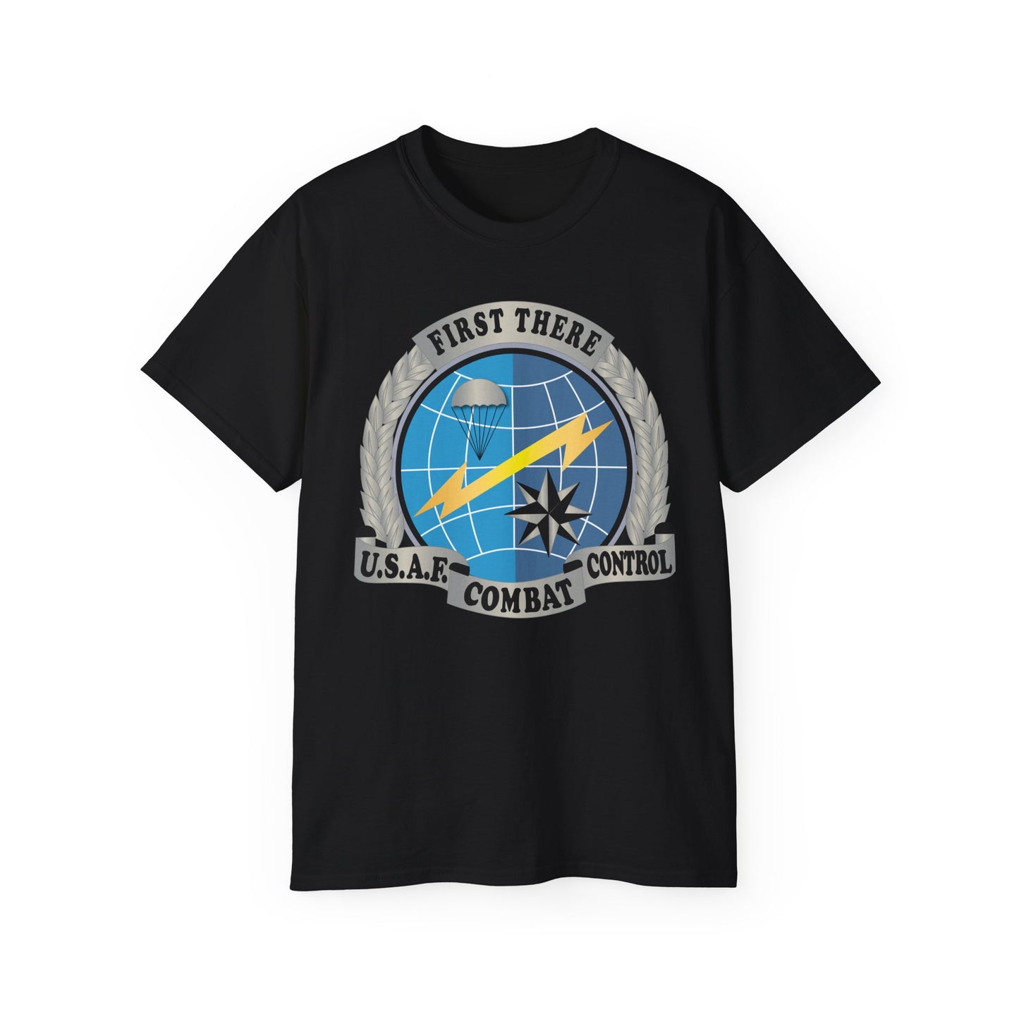 Unisex Ultra Cotton Tee - USAF - Combat Controller Badge No Txt  X 300