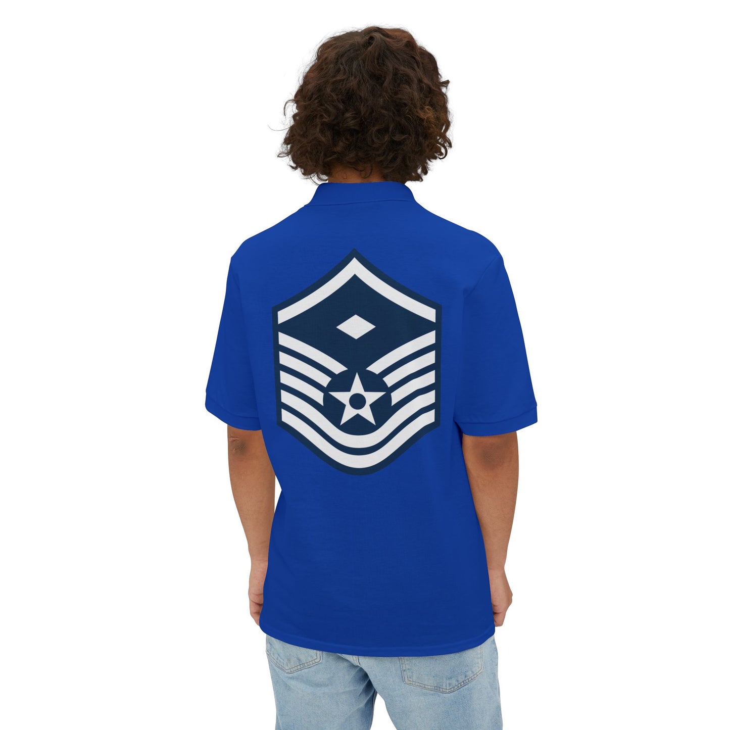 Men's Piqué Polo - USAF - First Sergeant (E7b) - 2020