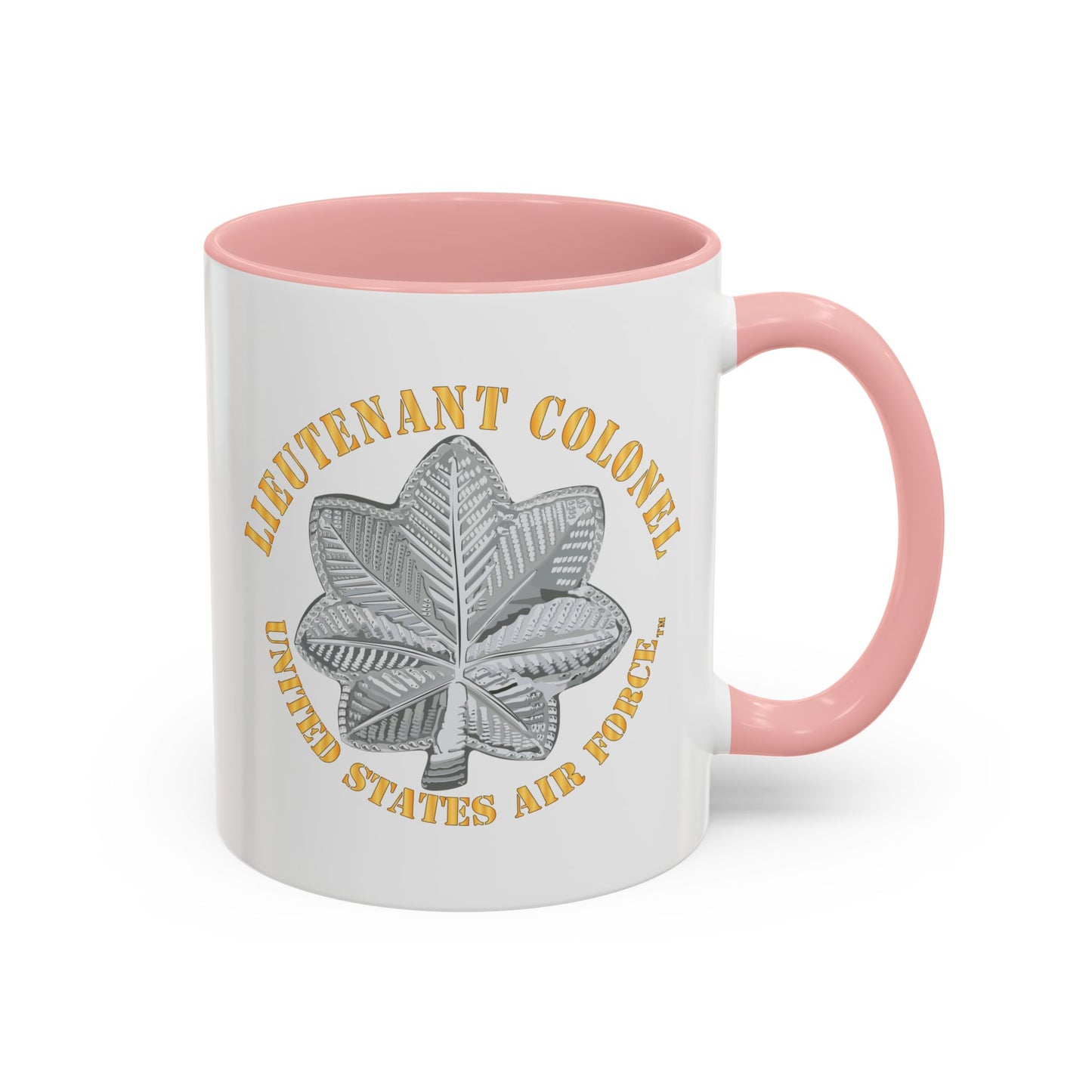 Accent Coffee Mug (11oz & 15oz) - USAF - Lieutenant Colonel - LTC - TM X 300