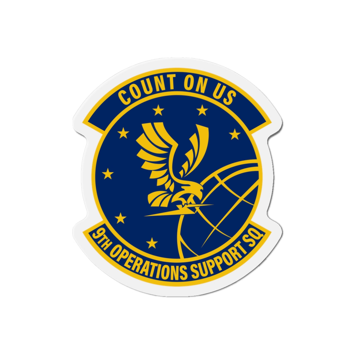 Die-Cut Magnet - USAF - 9th Operations Support Squadron wo txt X 300