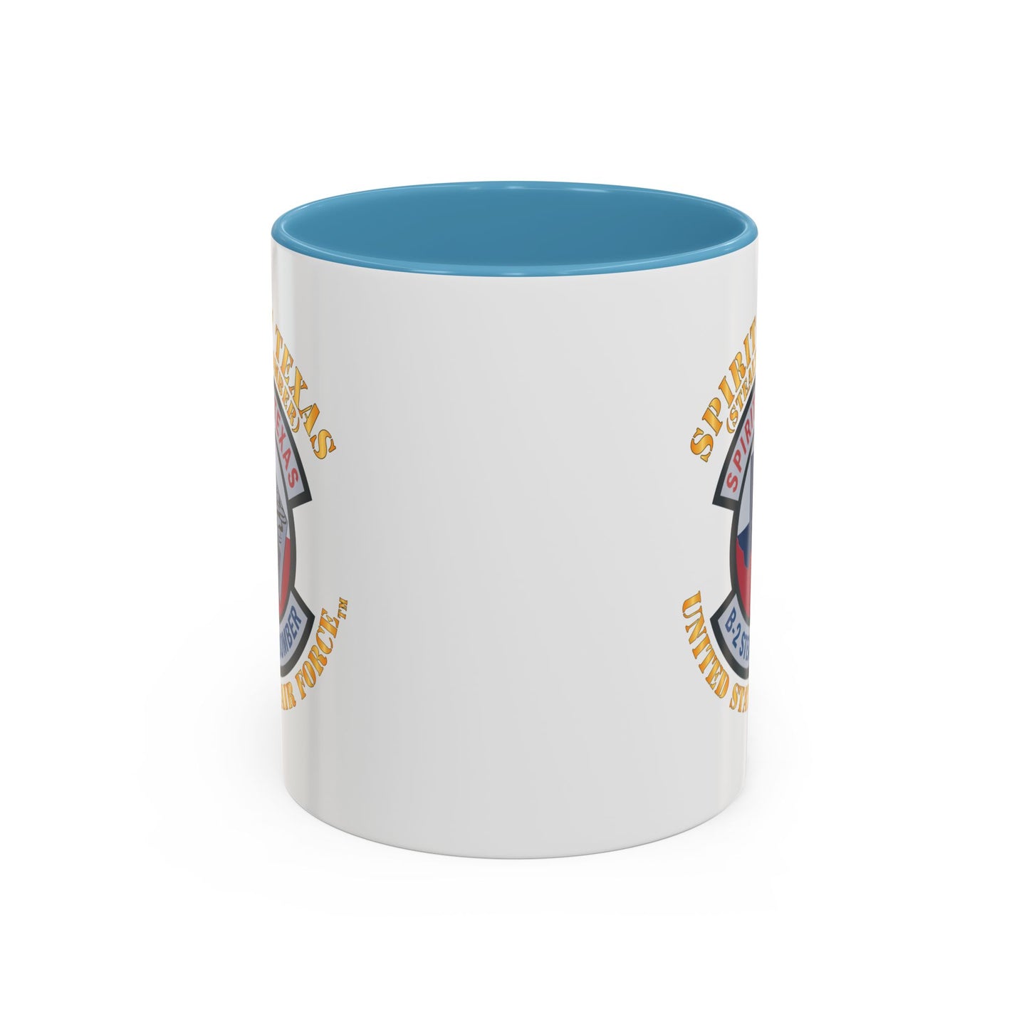 Accent Coffee Mug (11oz & 15oz) - USAF - B2 - Spirit of Texas - Stealth Bomber X 300