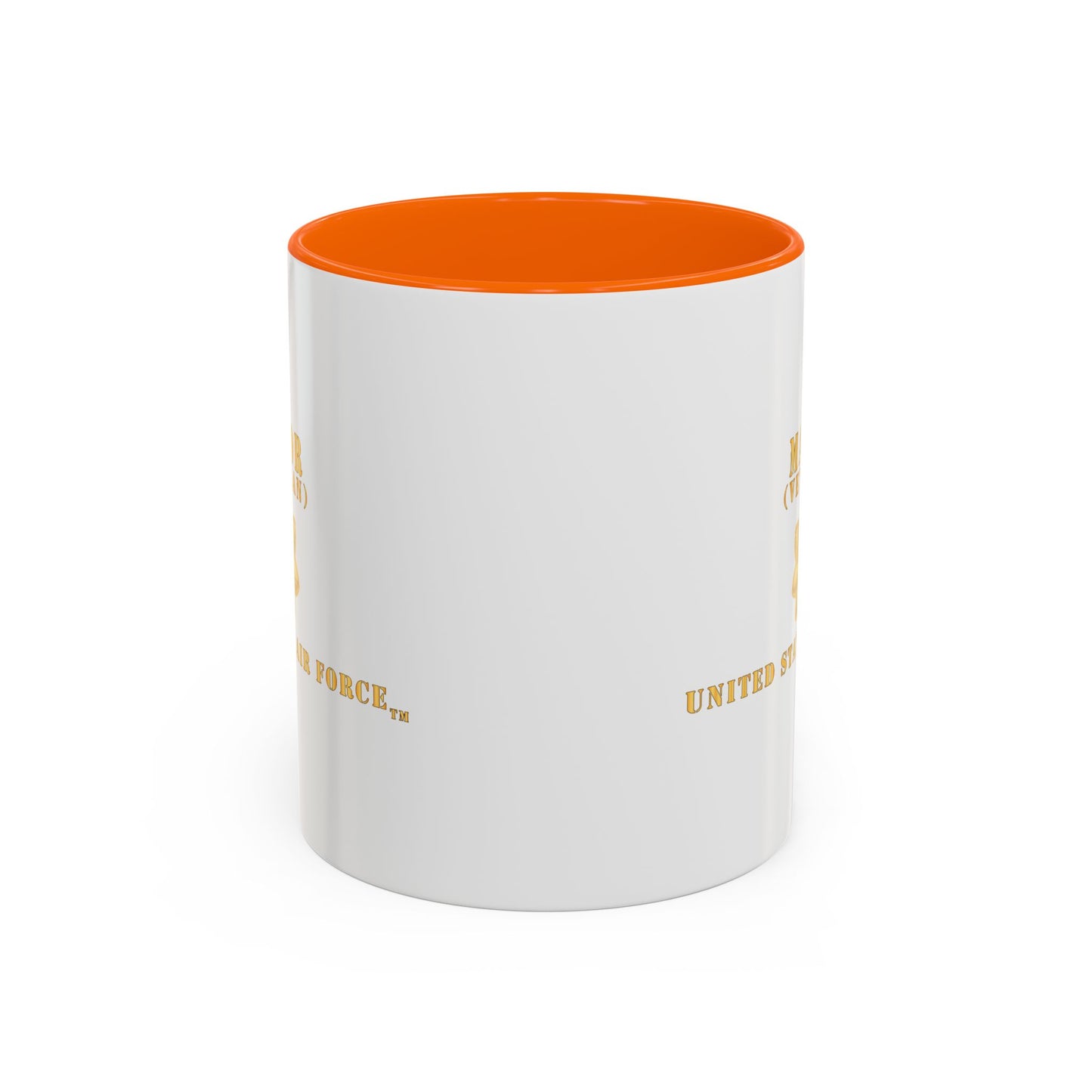 Accent Coffee Mug (11oz & 15oz) - USAF - Major - MAJ - Veteran X 300