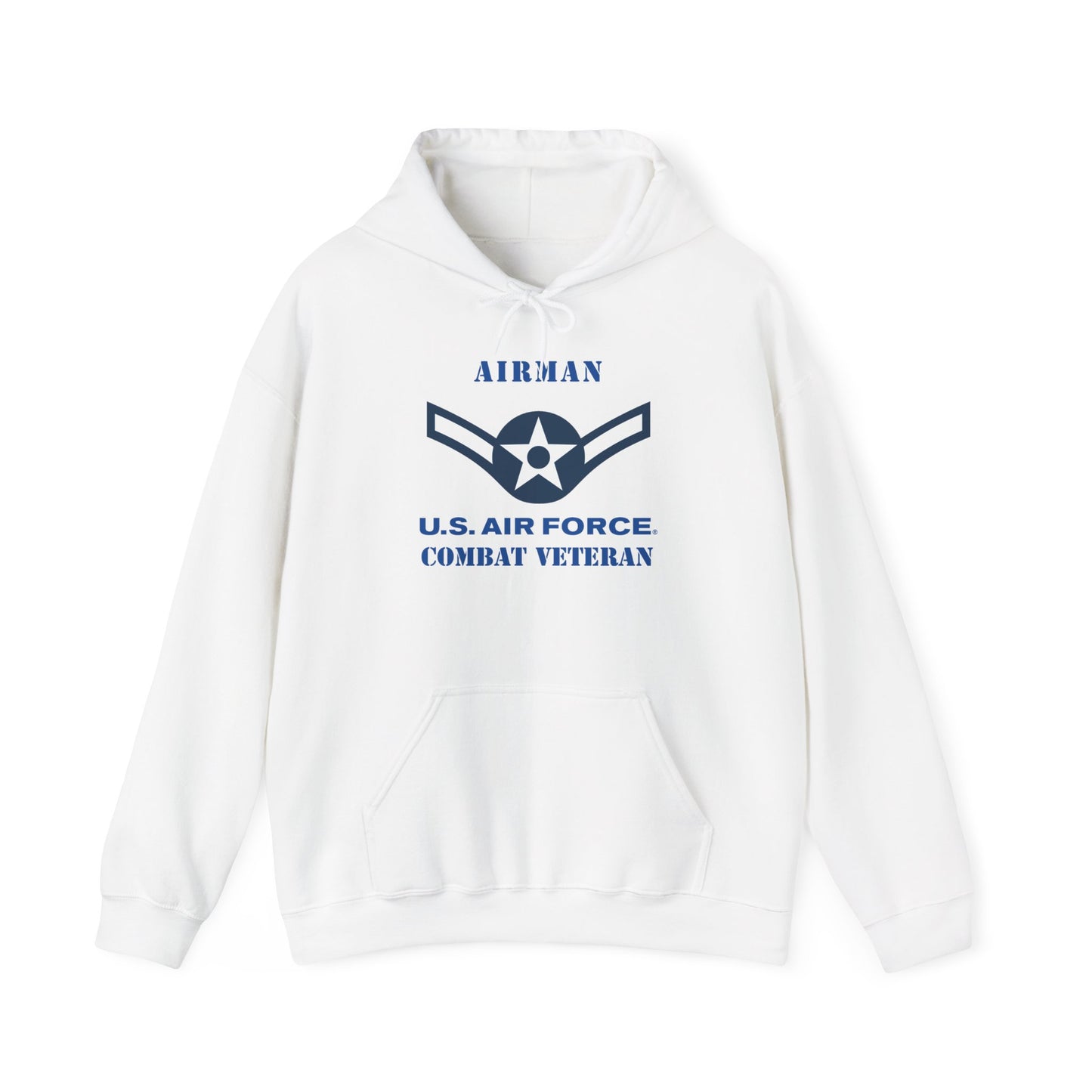 Unisex Heavy Blend Hooded Sweatshirt - USAF - Airman (E2) - 2020 - US Air Force - Combat Veteran