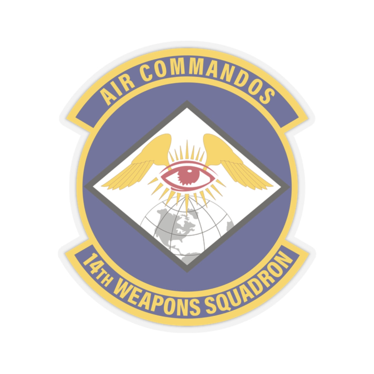 Kiss-Cut Stickers - USAF - 14th Weapons Squadron wo txt