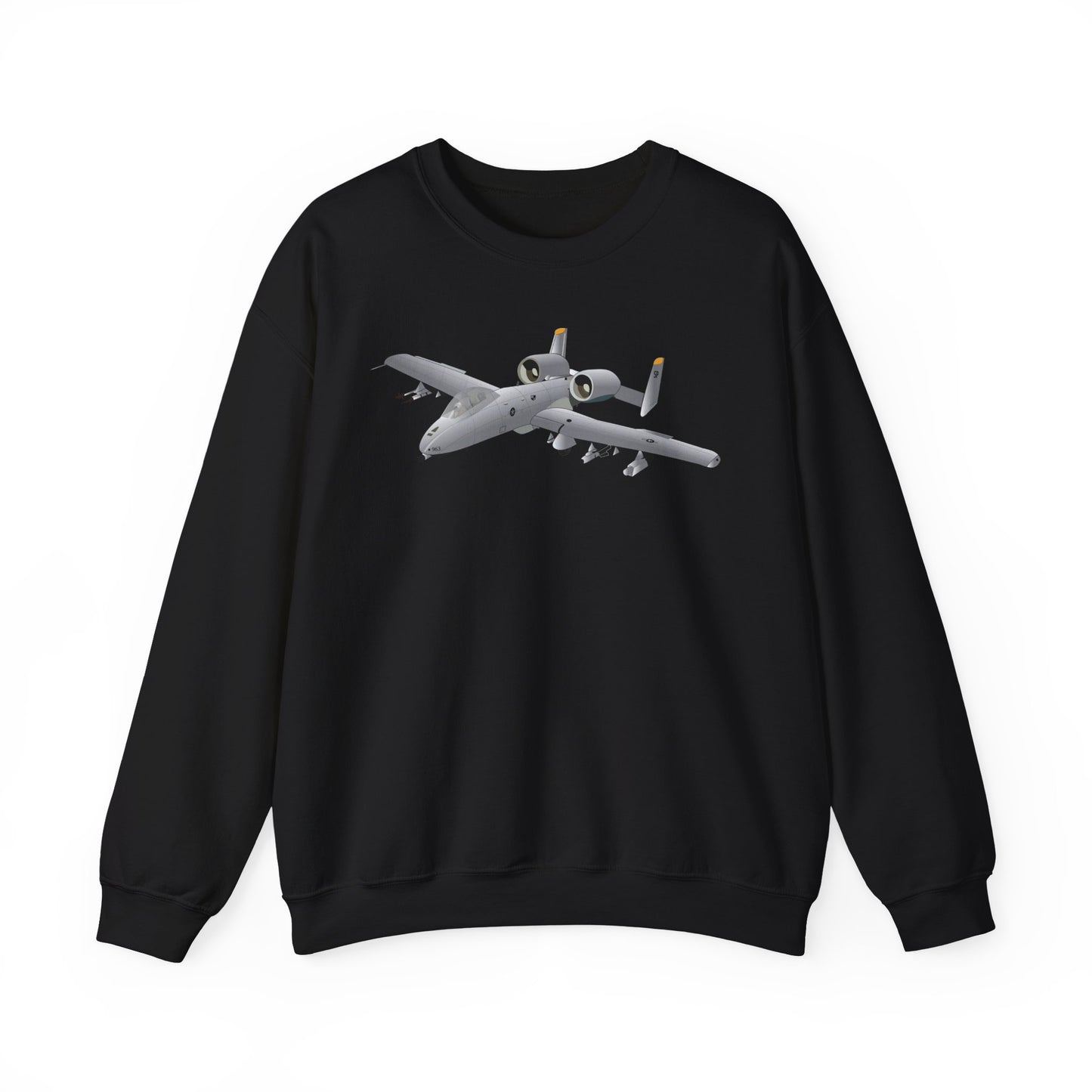Crewneck Sweatshirt - Aircraft - A10 - Front - Top - Oblique X 300
