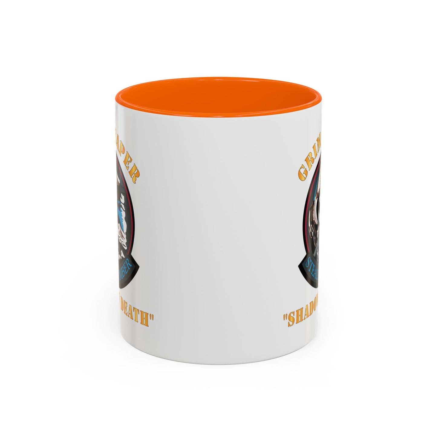 Accent Coffee Mug (11oz & 15oz) - USAF - B2 - Grim Reaper - Stealth Bomber X 300