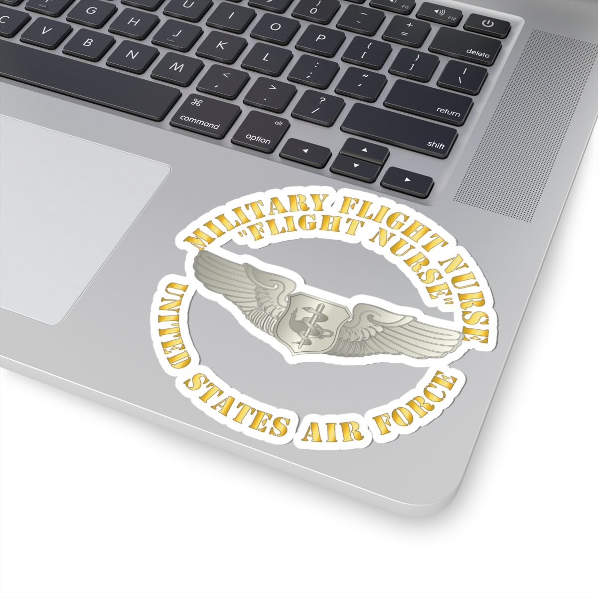 Kiss-Cut Stickers - USAF - Military Flight Nurse - Flight Nurse - Basic