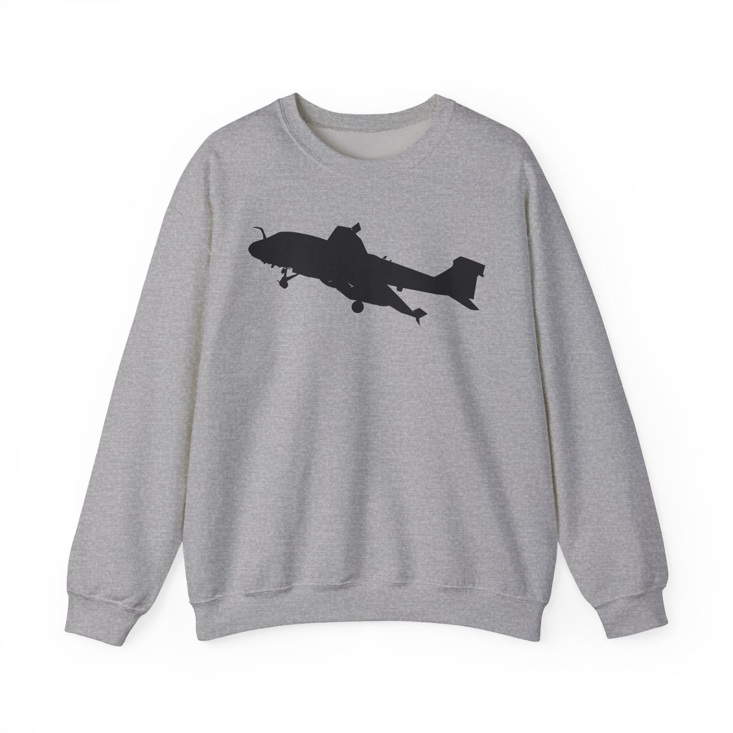Crewneck Sweatshirt - Aircraft - Navy - A-6A Intruder - Silhouette X 300