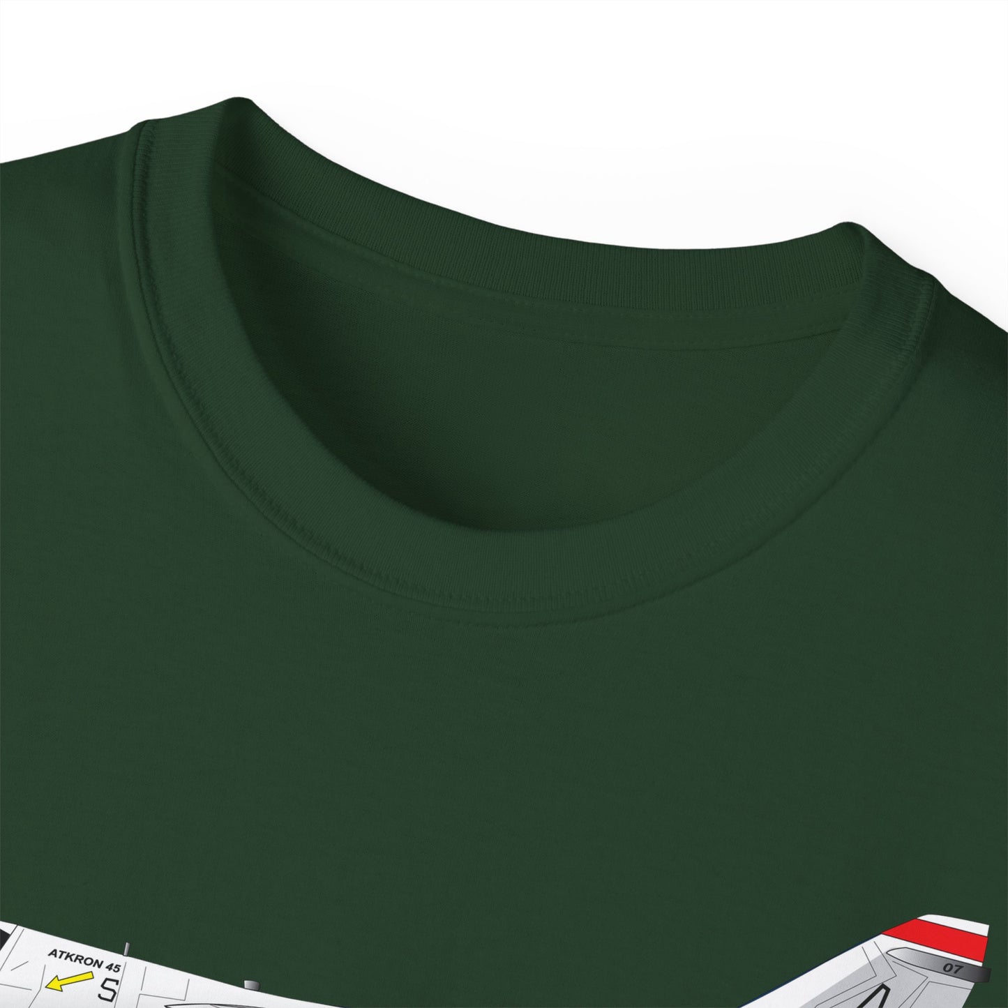 Unisex Ultra Cotton Tee - Aircraft - Navy - A-7B Corsair II - Side X 300
