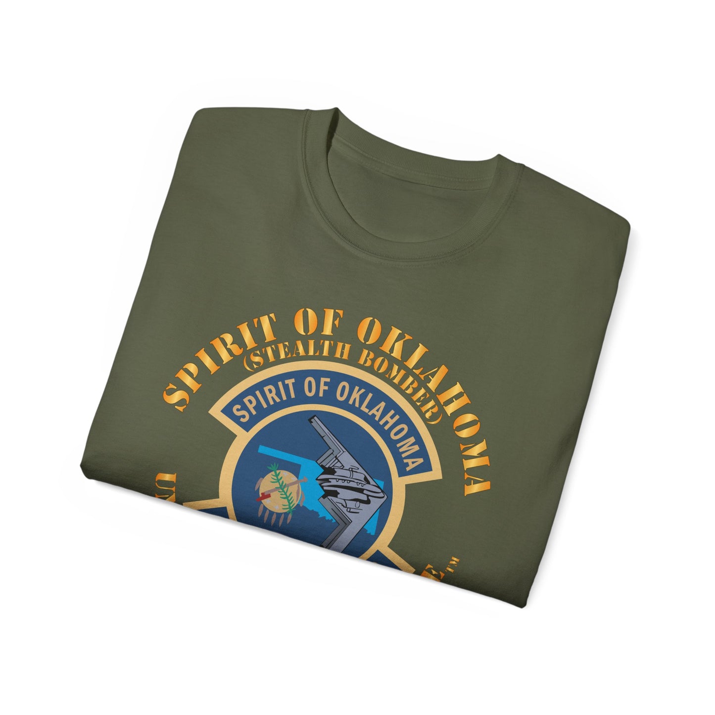 Unisex Ultra Cotton Tee - USAF - B2 - Spirit of Oklahoma - Stealth Bomber X 300