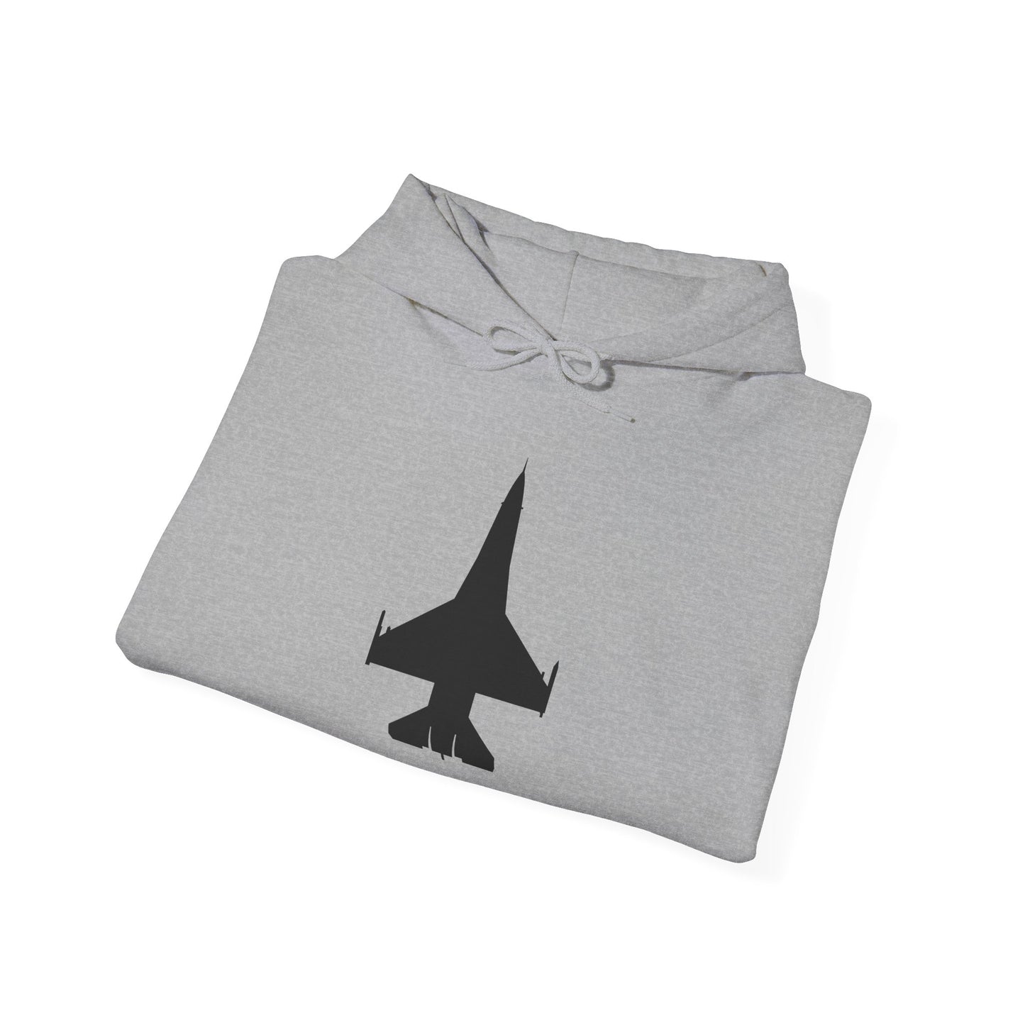 Unisex Heavy Blend Hooded Sweatshirt - Aircraft - F-16 -Top - Black wo Txt X 300