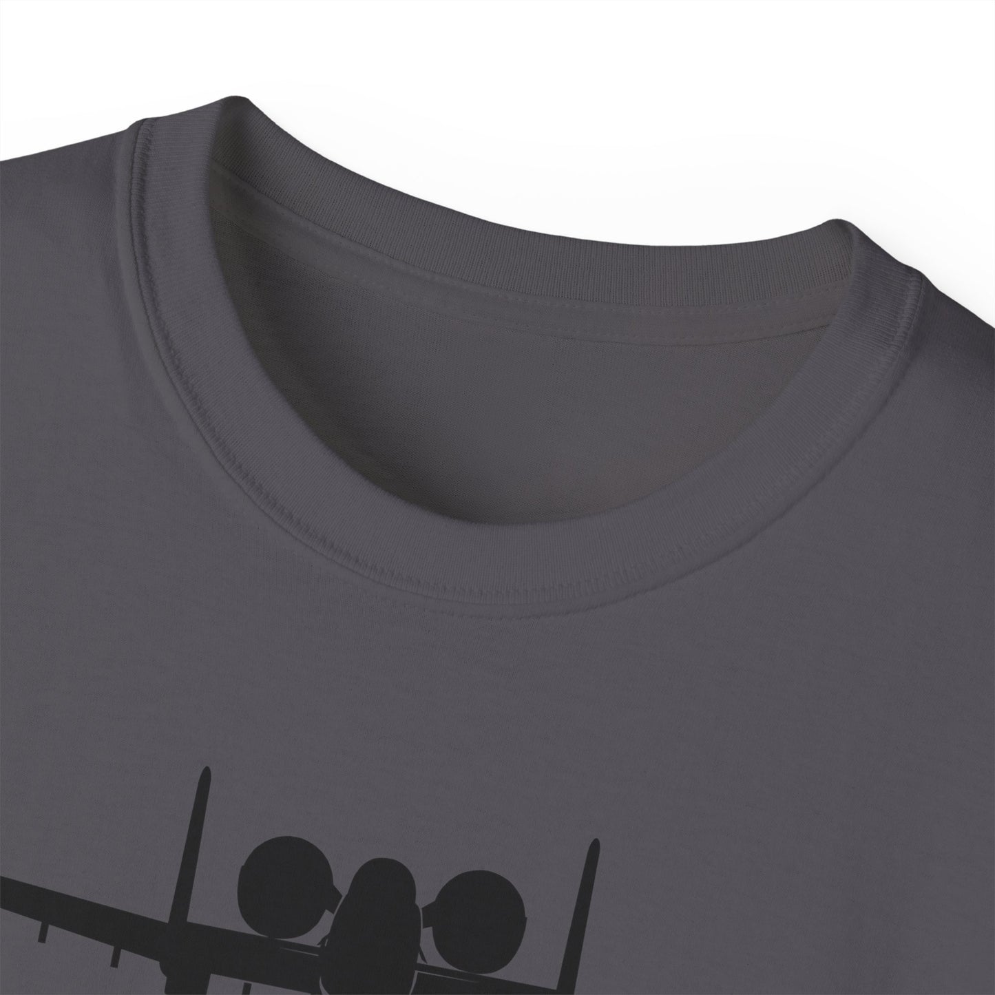 Unisex Ultra Cotton Tee - Aircraft - USAF - A-10 Thunderbolt II - Front - Silhouette X 300