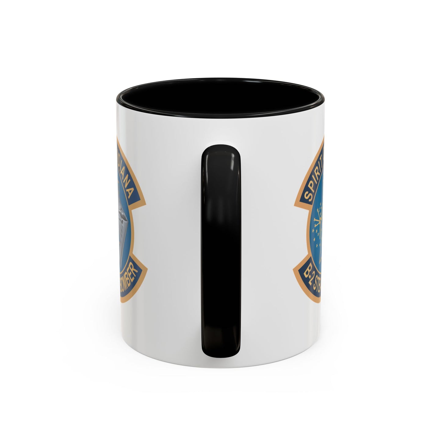 Accent Coffee Mug (11oz & 15oz) - USAF - B2 - Spirit of Indiana - Stealth Bomber wo txt X 300