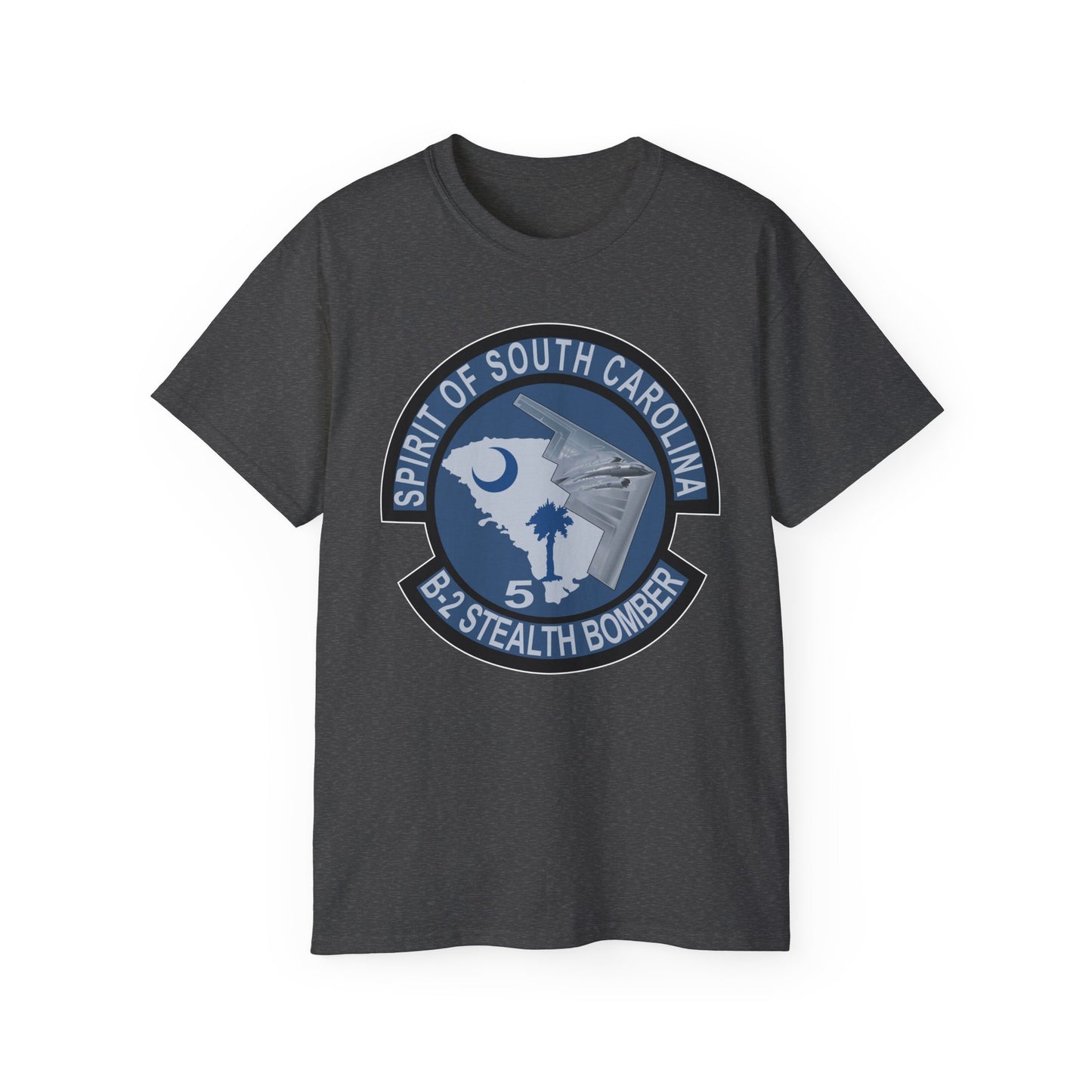 Unisex Ultra Cotton Tee - USAF - B2 - Spirit of South Carolina Stealth Bomber wo Txt X 300