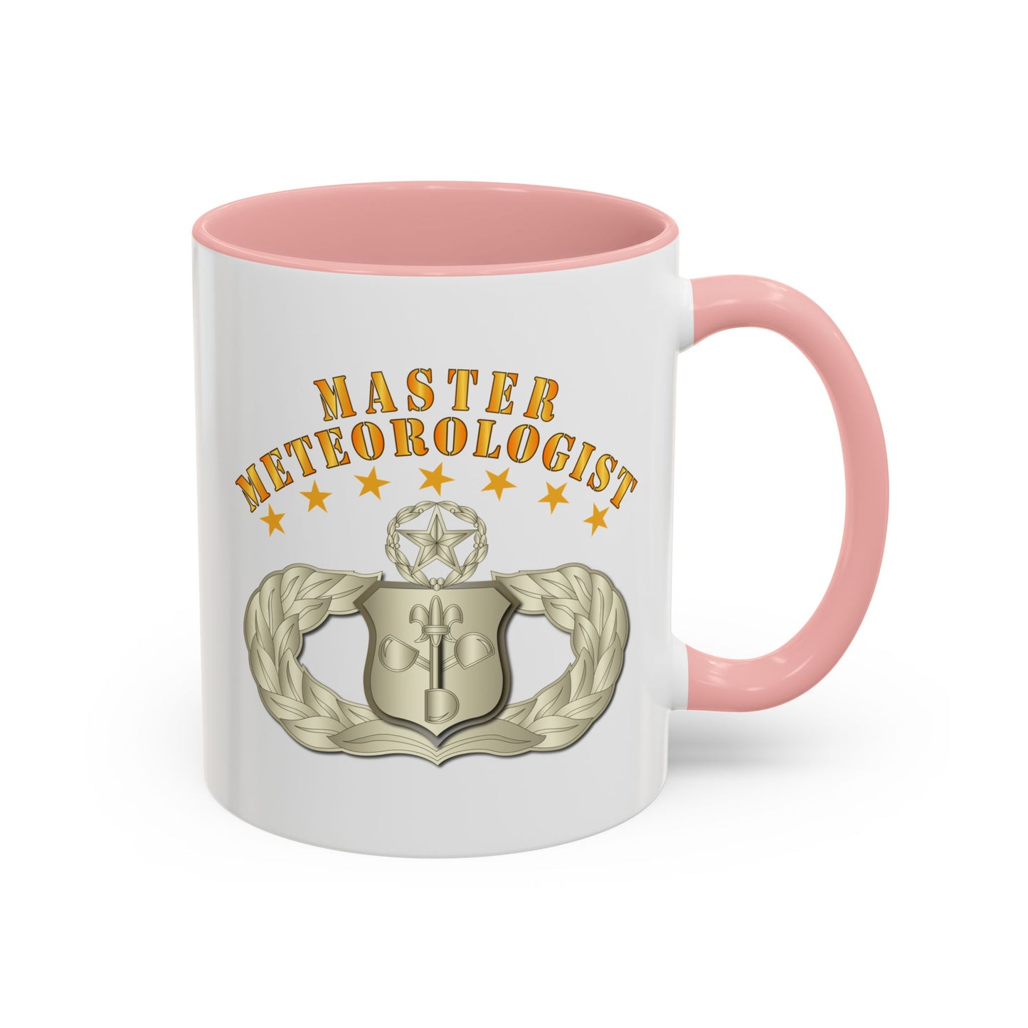 Accent Coffee Mug (11oz & 15oz) - USAF - Meteorologist - Master Badge wo DS