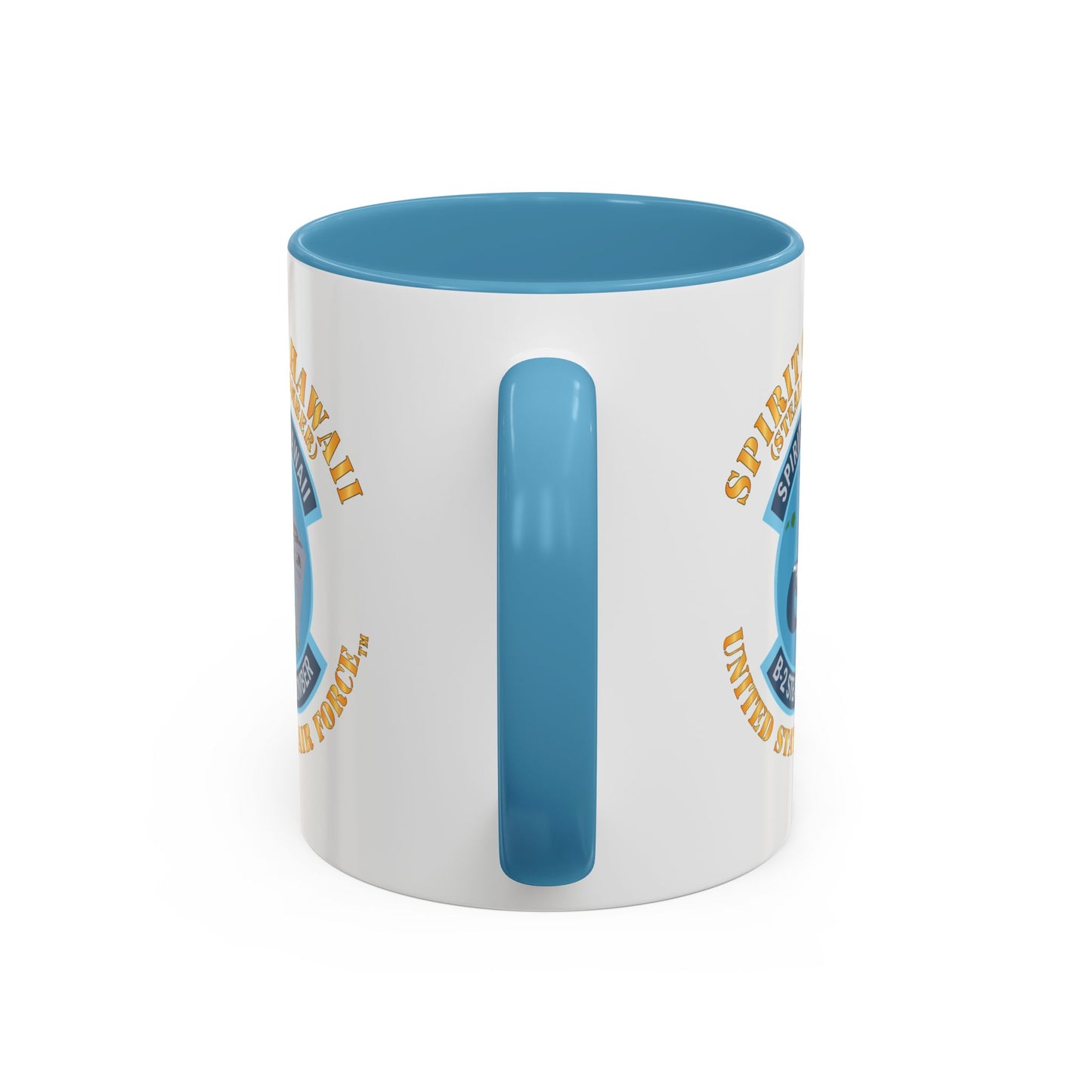 Accent Coffee Mug (11oz & 15oz) - USAF - B2 - Spirit of Hawaii - Stealth Bomber X 300