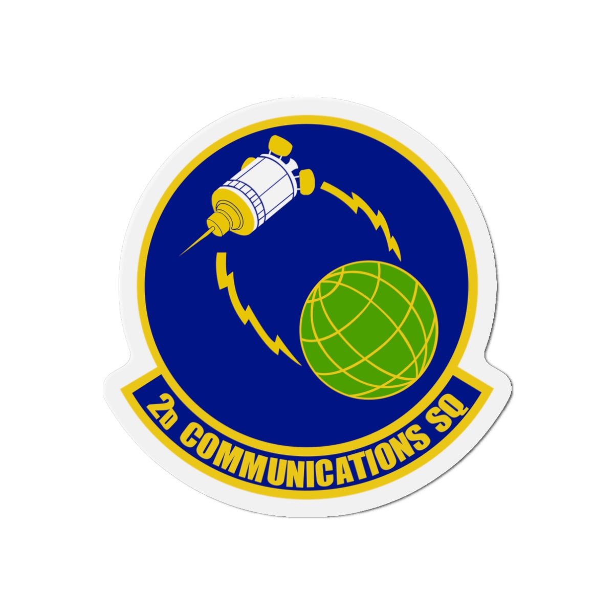 Die-Cut Magnet - USAF - 2d Communications Squadron wo txt