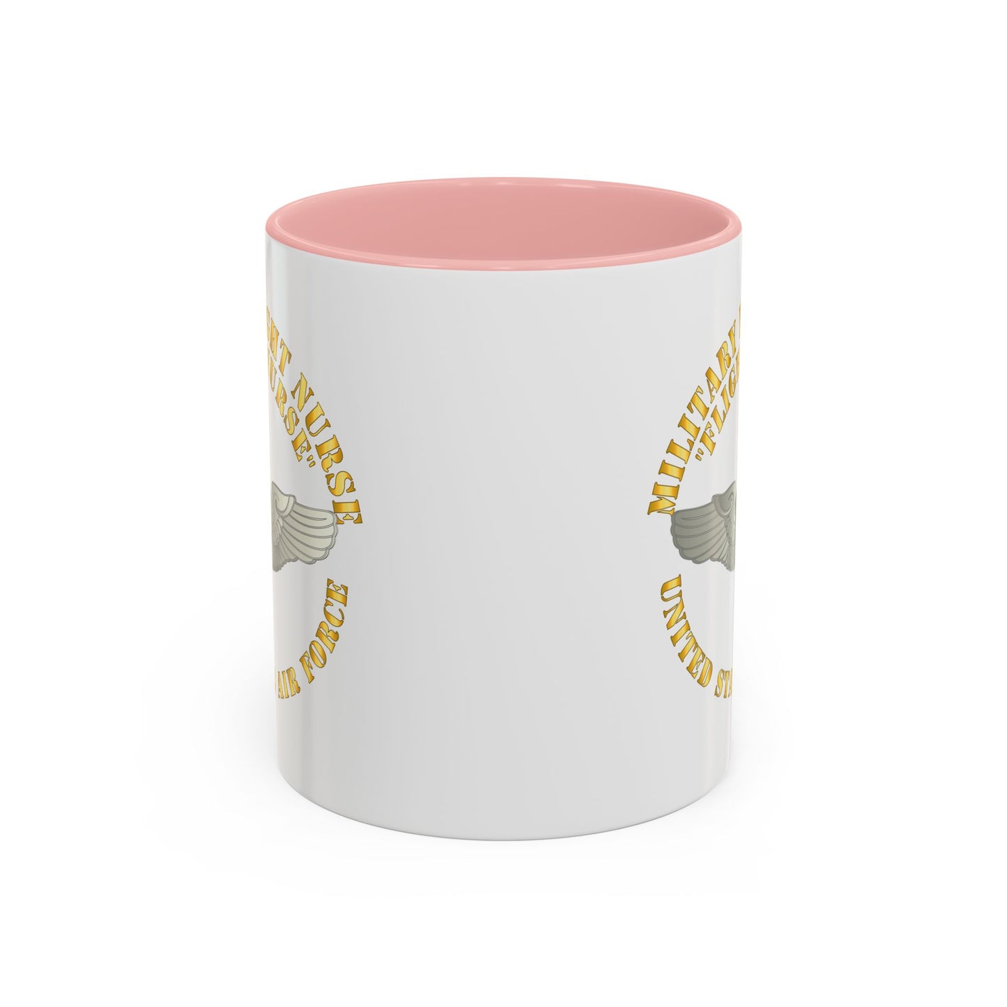 Accent Coffee Mug (11oz & 15oz) - USAF - Military Flight Nurse - Flight Nurse - Basic