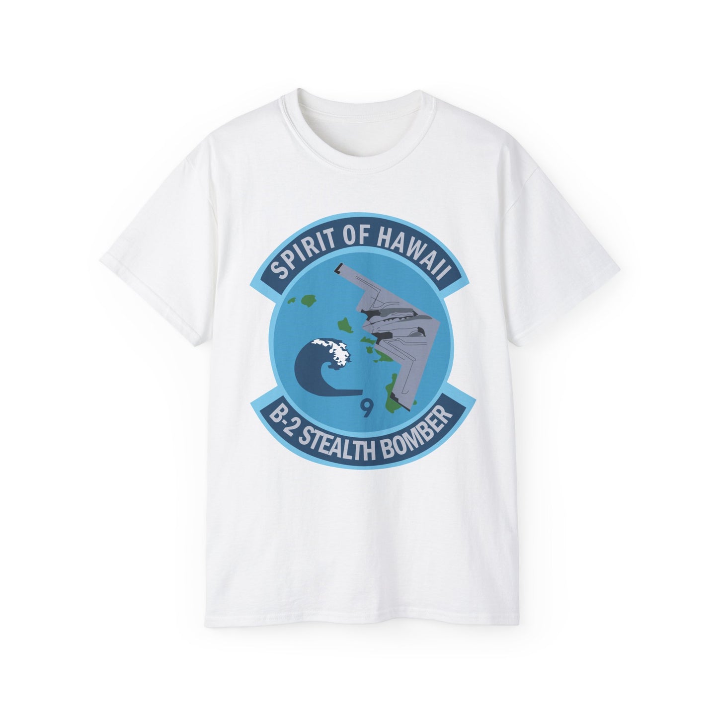 Unisex Ultra Cotton Tee - USAF - B2 - Spirit of Hawaii - Stealth Bomber wo txt X 300
