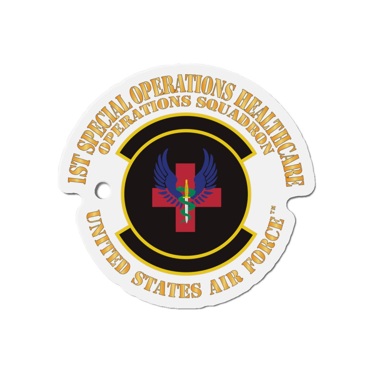 Die-Cut Magnet - USAF - 1st Special Operations Healthcare Operations Squadron X 300