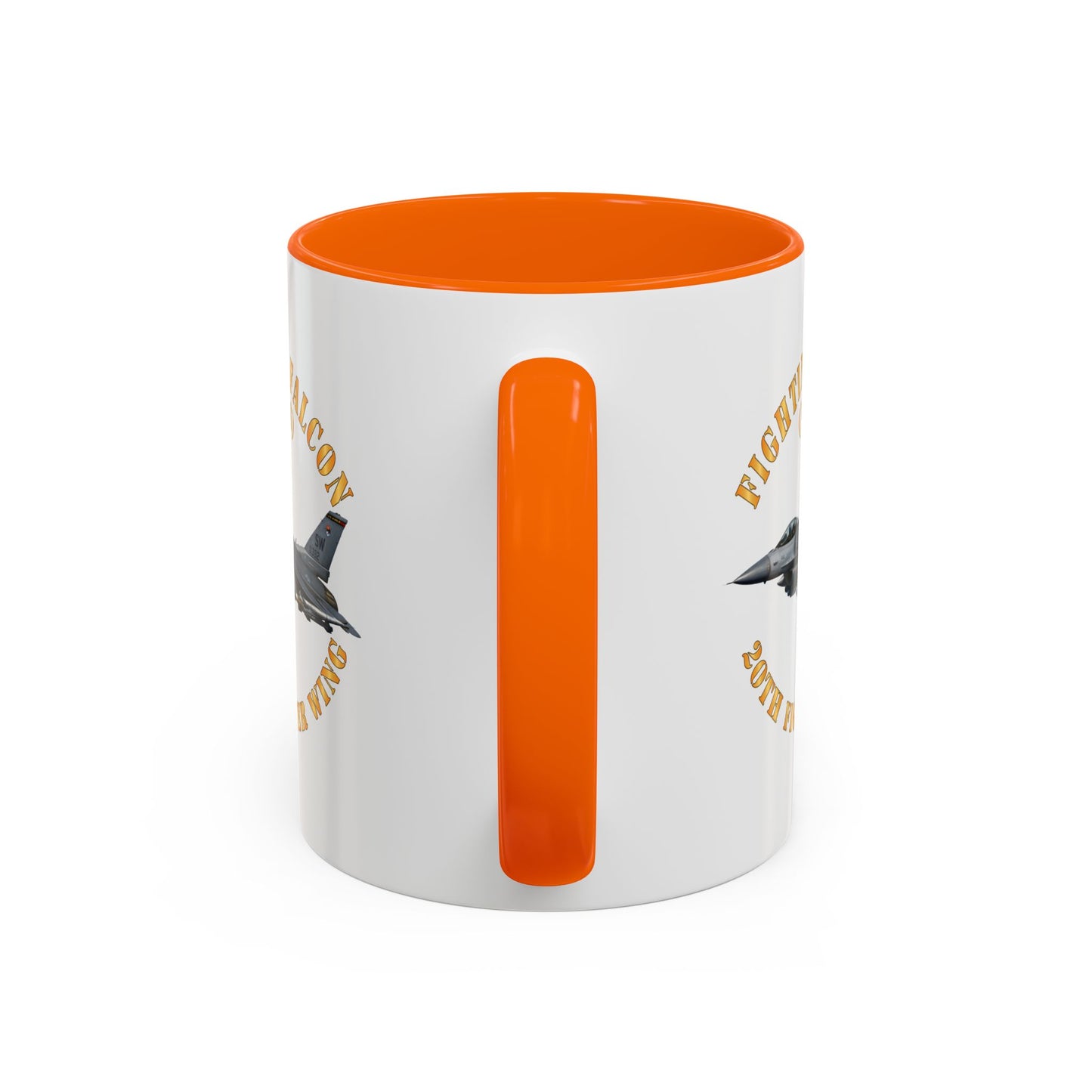 Accent Coffee Mug (11oz & 15oz) - USAF - F-16 Fighting Falcon - 20th Fighter Wing X 300