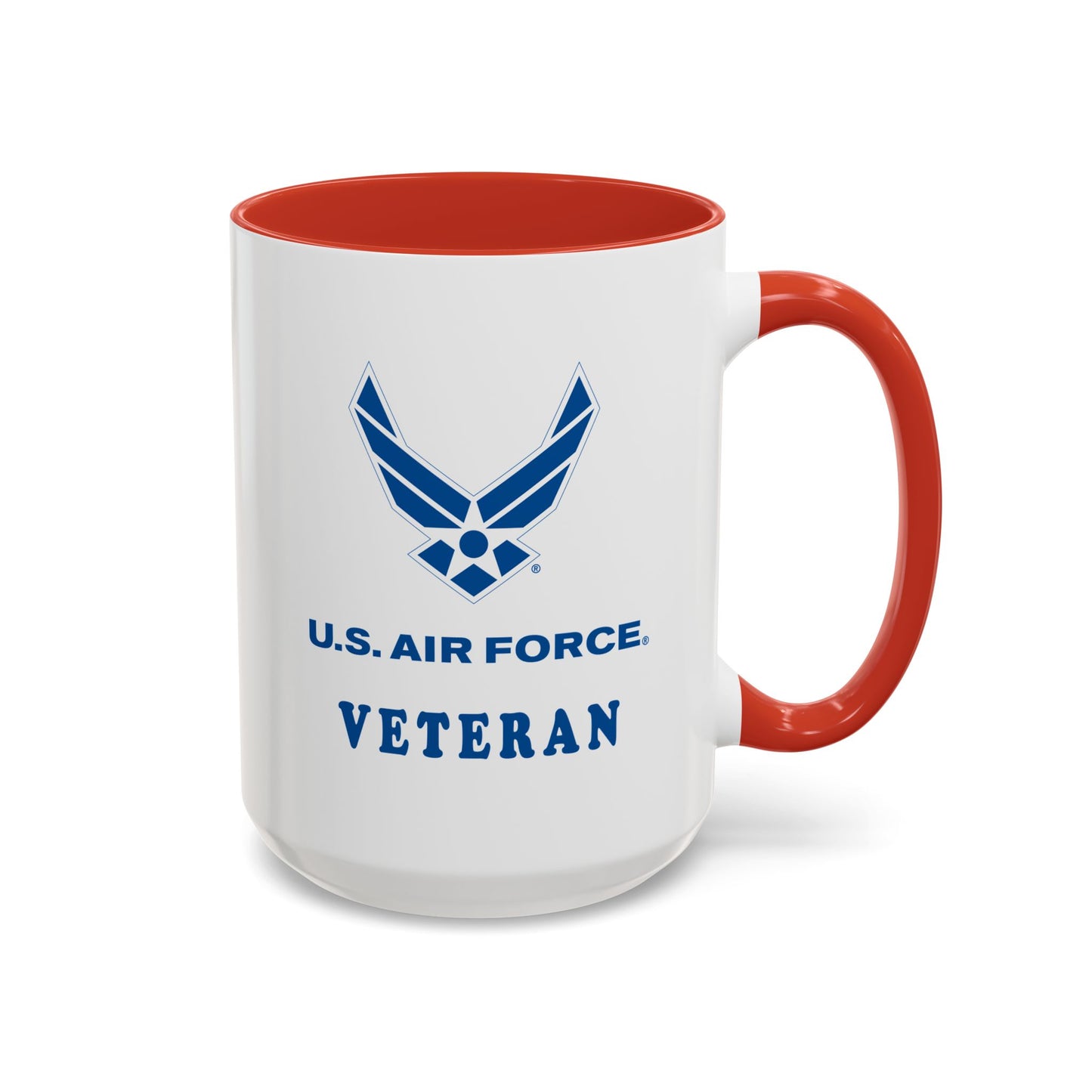 Accent Coffee Mug (11oz & 15oz) - USAF - Air Force - Veteran X 300