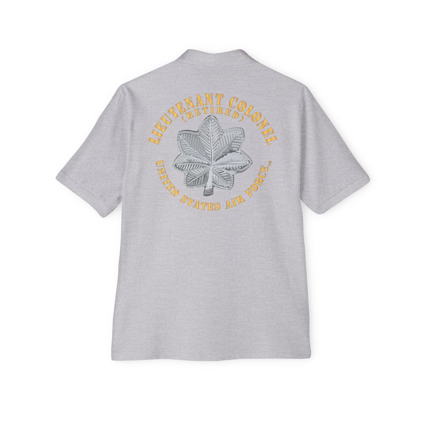 Men's Piqué Polo - USAF - Lieutenant Colonel - LTC - Retired - TM X 300
