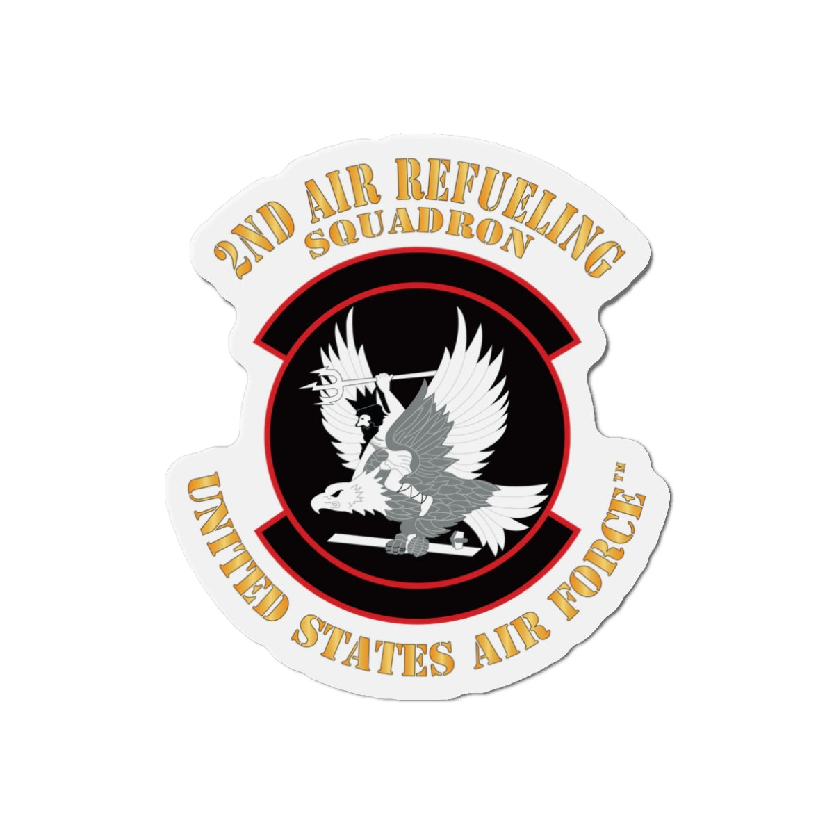 Die-Cut Magnet - USAF - 2nd Air Refueling Squadron
